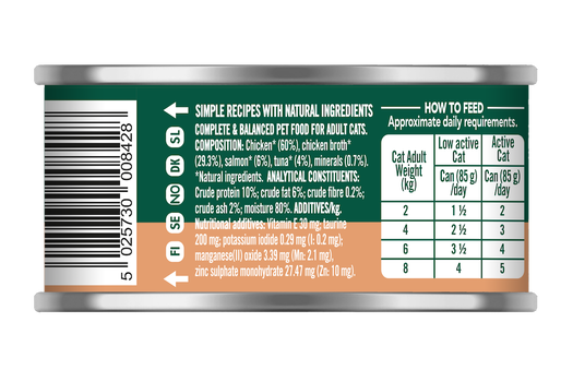 Chicken with Salmon and Tuna Can image number 1